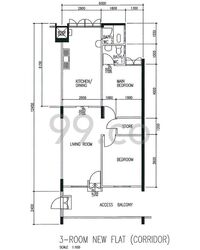 Blk 330 Clementi Avenue 2 (Clementi), HDB 3 Rooms #359771611